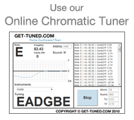 Use our online chromatic tuner