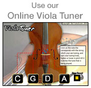Use our online viola tuner
