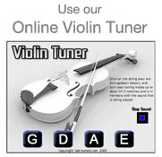 Are there violin tuners online?