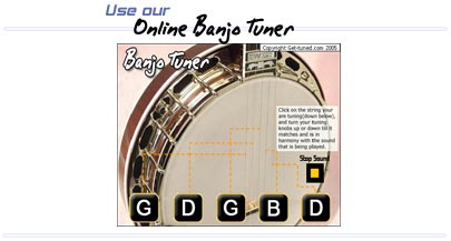 Online banjo tuner