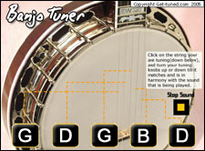 Online Banjo Tuner