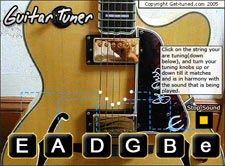 Online Standard Guitar Tuner