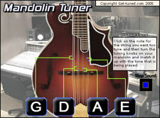 Online Mandolin Tuner