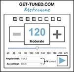 Get-Tuned Online Metronome